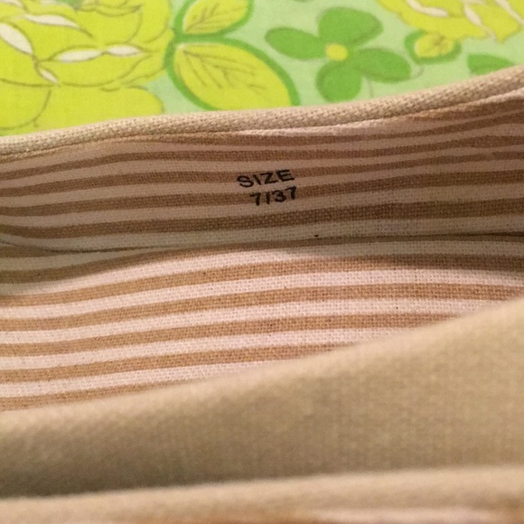 Summer Linen Wedges with a bow - Picture 3 of 9